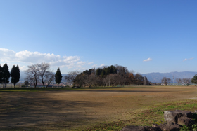 木島平村中学校校庭
