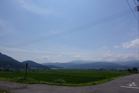木島平村の風景