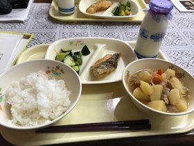 事前打ち合わせ時の給食