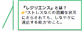 『レジリエンス』とは？