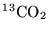 ${\rm ^{13}CO_{2}}$
